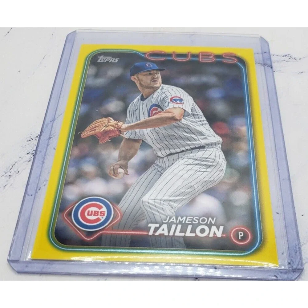 Jameson Taillon 2024 Topps Series 1 Yellow Chicago Cubs #182